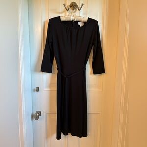 Classic Black 3/4 Sleeve Dress